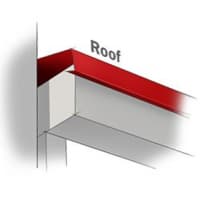 Roof for external use